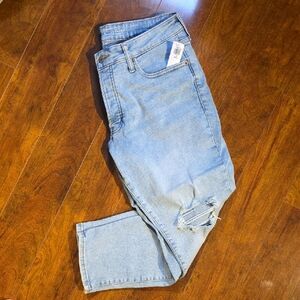 Old Navy Light Blue Boyfriend Jeans